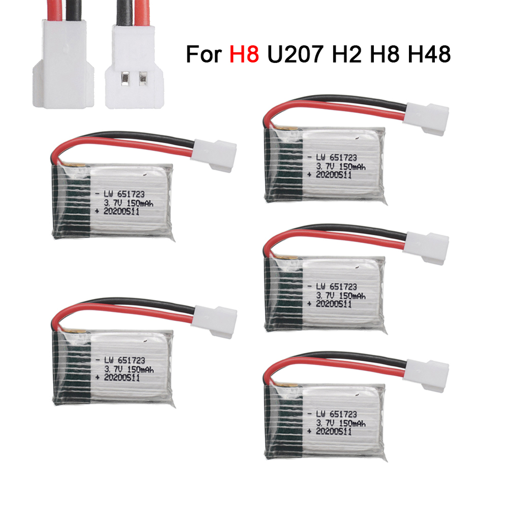 Hobby Rc Quadcopters - 3.7v 150mahリポRCドローンバッテリー H2 H8 H48 U207
