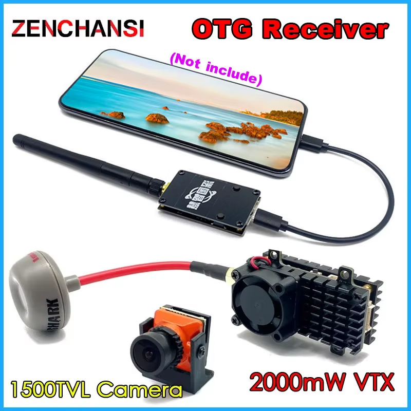 Rc Plane Hobby Zone - 5.8G 2000MW 48CH FPV ワイヤレストランスミッター VTX
