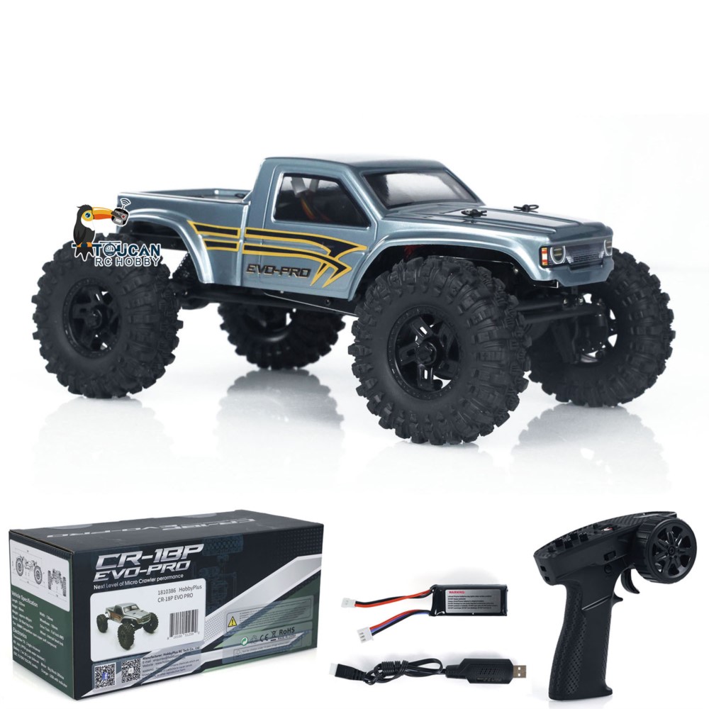 Rc Roc Hobby - 1/18 RCロッククローラーカーホビー プラス CR18P EVOファイター 電動ミニRCオフロード4x4