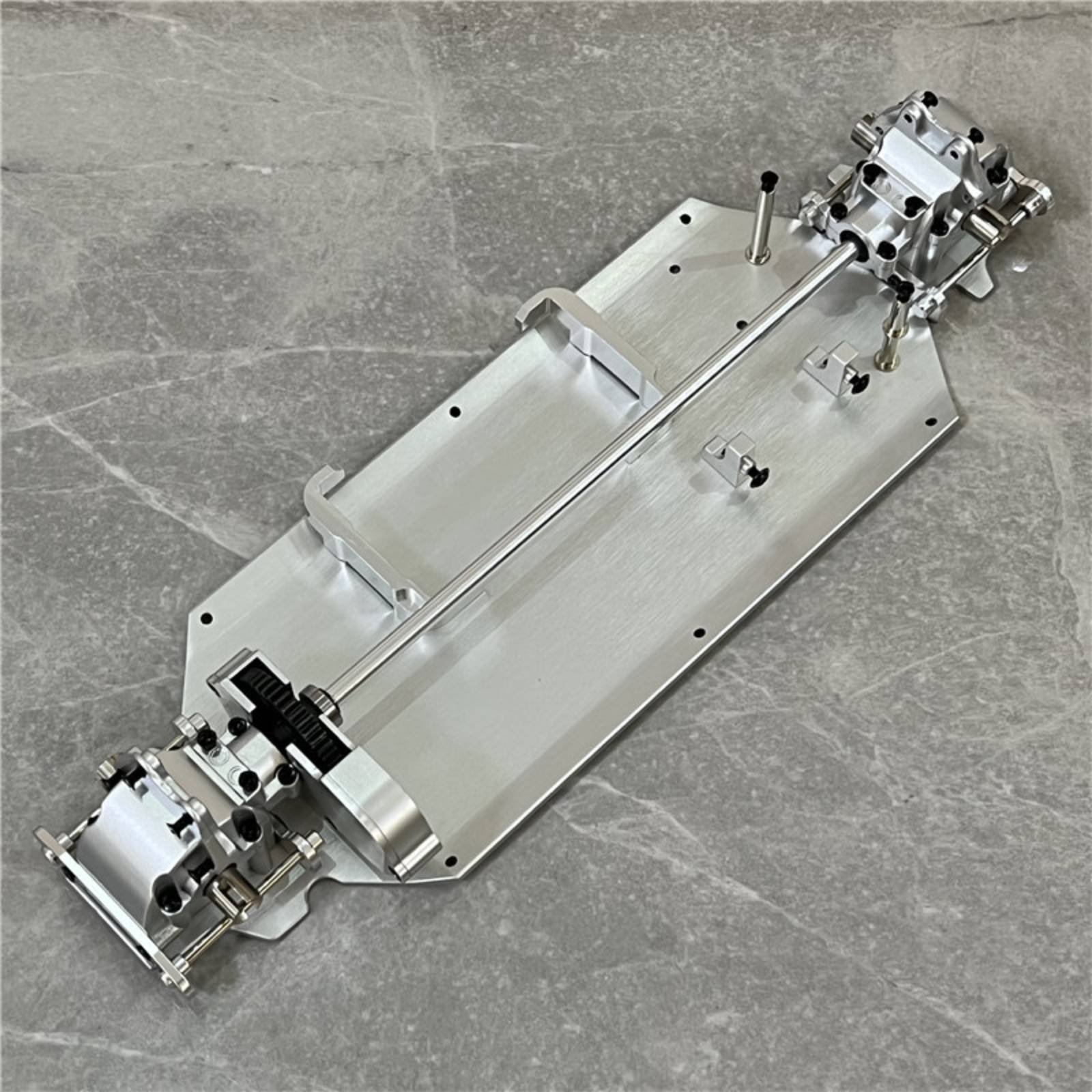 Rc Hobby Motor - 1/12 スケールカードライブトレインキット高性能金属 RC カーシャーシキットホビーパーツ長持ちする構造安定したベース