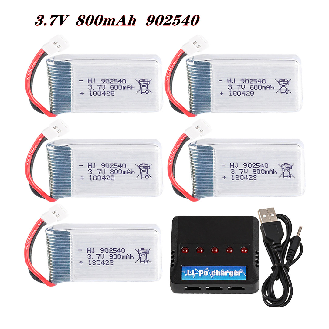 Hobby Rc Quadcopters - 3.7V 800mAh 902540 25C リポバッテリー SYMA
