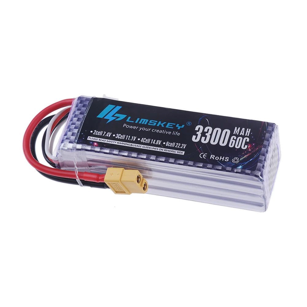 4S LiPo バッテリー 14.8V 3300mAh 60 - Hobby Rc Quadcopters のレビューと価格