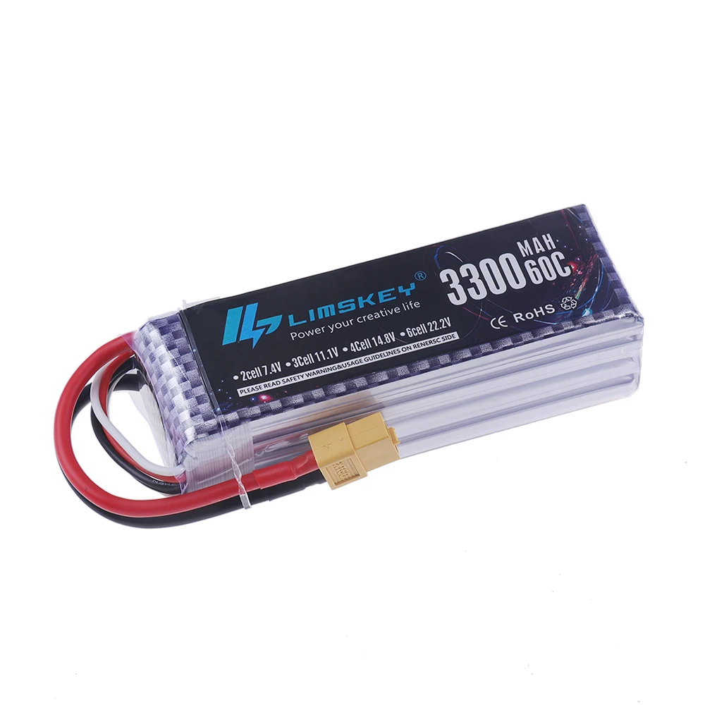 4S LiPo バッテリー 14.8V 3300mAh 60 - Hobby Rc Quadcopters のレビューと価格