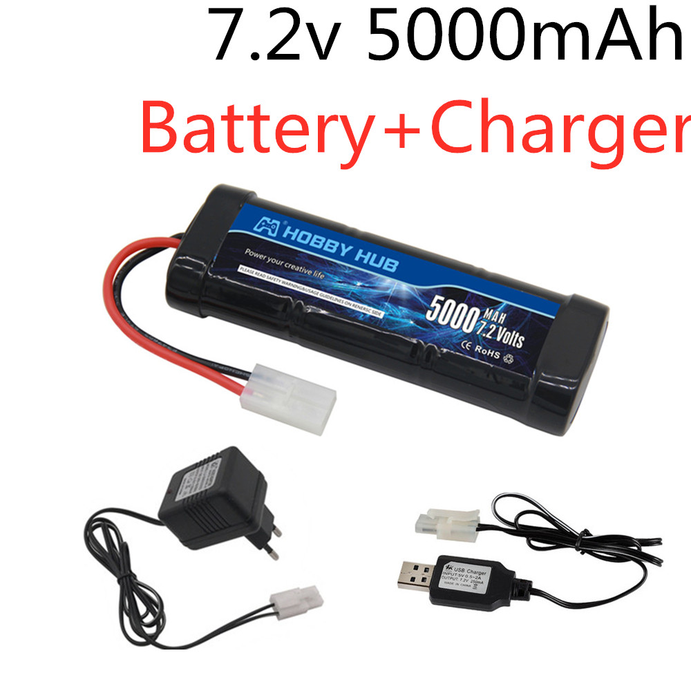 7.2V 5000mAh ニッケル水素バッテリーパック タミ - Rc Hobby & Maskinservice I Eskilstuna のレビューと価格