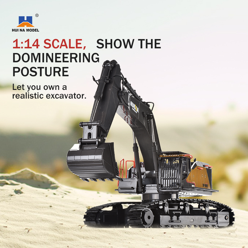 HUINA 1592 1/14スケール 22チャンネル 2. - Rc Excavator Hydraulic のレビューと価格