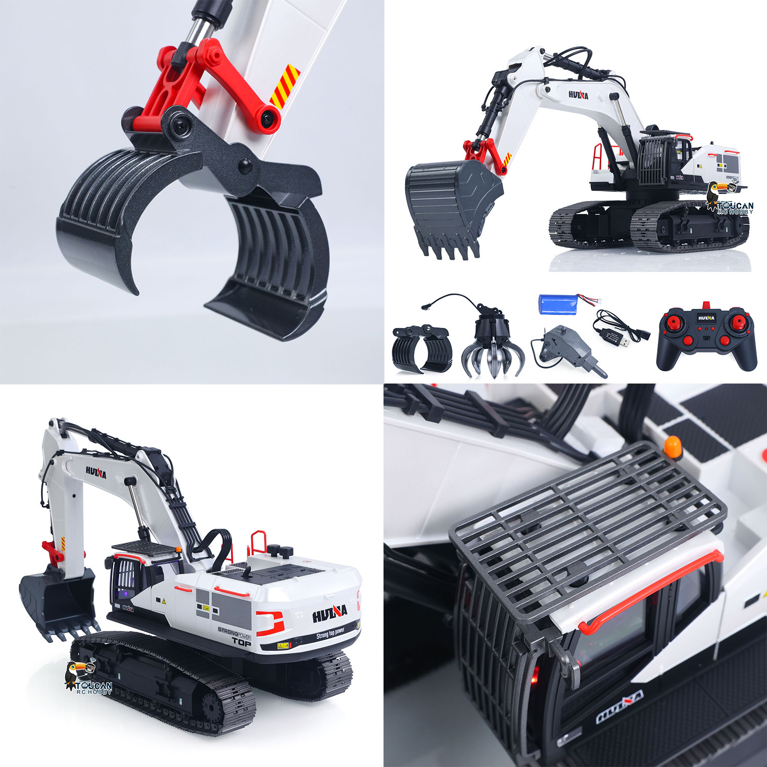 RC ショベルカー 1/14 HUINA メタルトラック車リ - Rc Excavator Hydraulic のレビューと価格