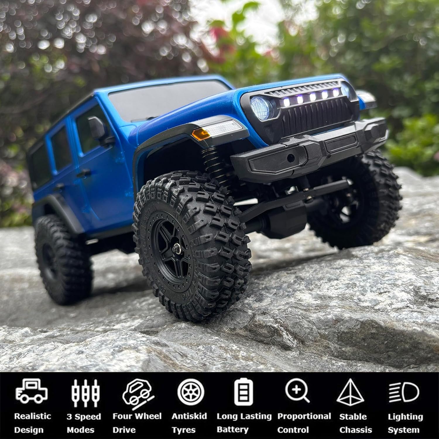 1/18スケールRCロッククローラー4x4オフロードリモート - Rc Roc Hobby のレビューと価格