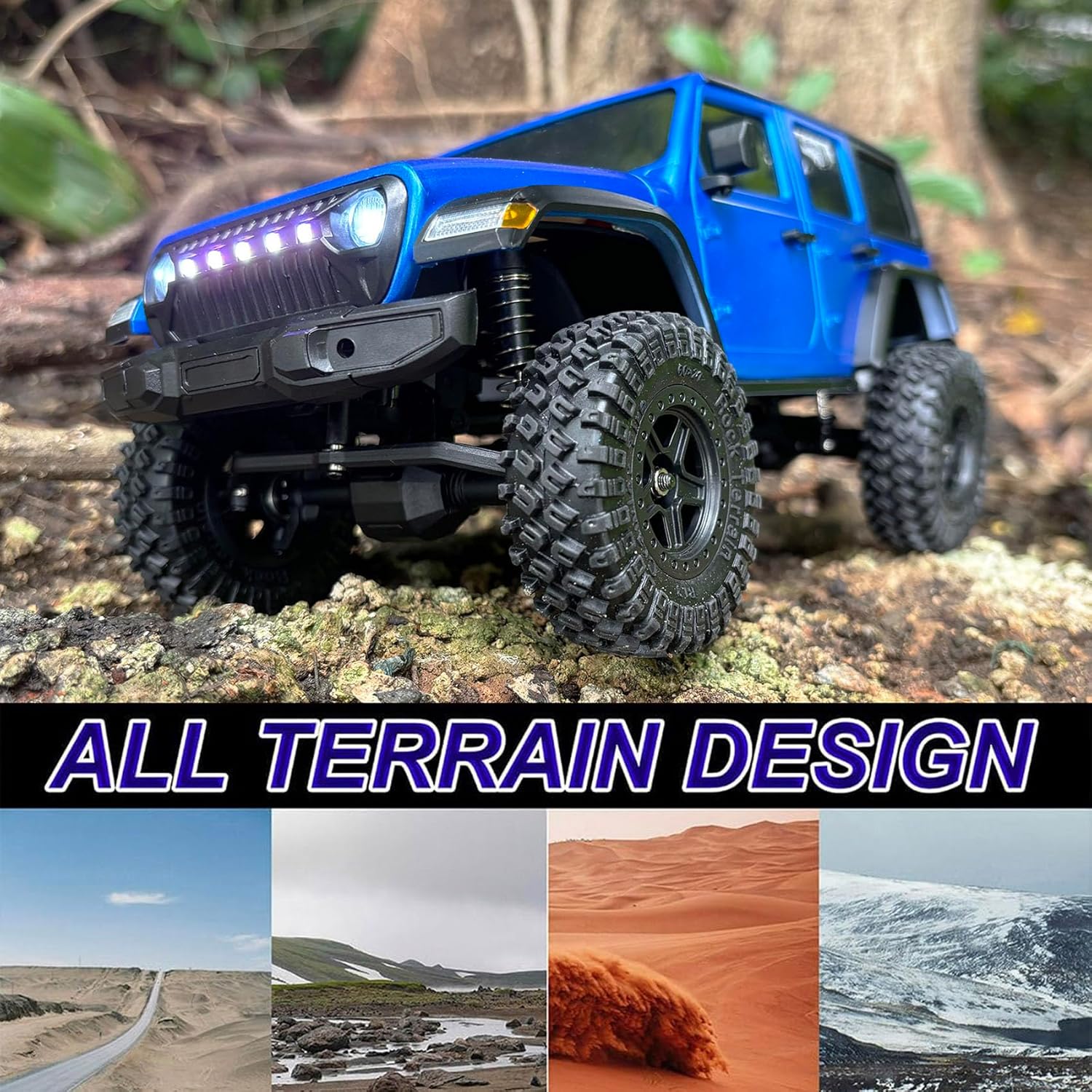 1/18スケールRCロッククローラー4x4オフロードリモート - Rc Roc Hobby のレビューと価格