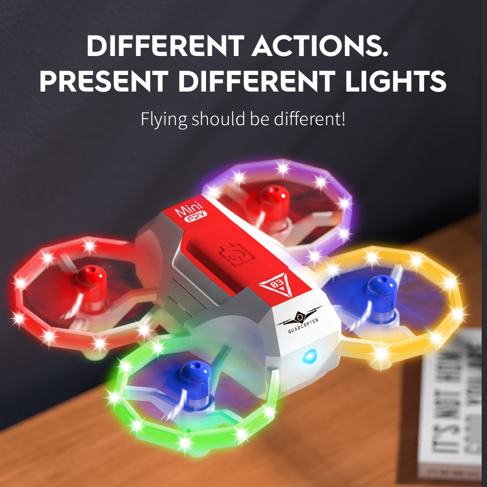 子供向けの音楽と光を備えたKf601ミニドローン,初心者向け - Hobby Rc Quadcopters のレビューと価格