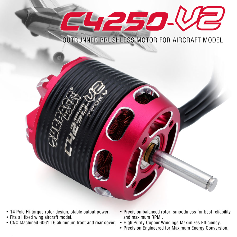 SURPASS HOBBY C4240 750KV/850K - Rc Hobby Motor のレビューと価格