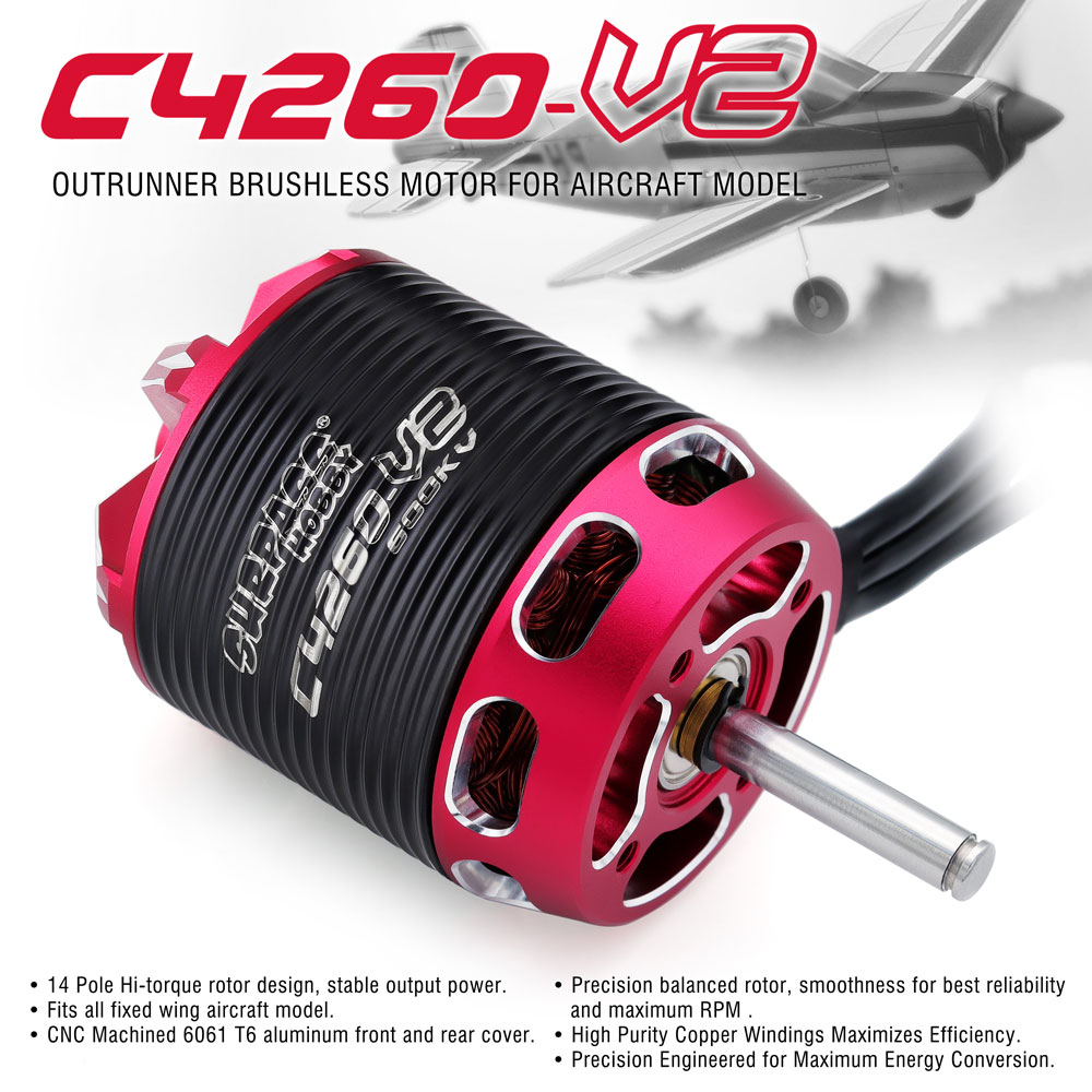 SURPASS HOBBY C4240 750KV/850K - Rc Hobby Motor のレビューと価格
