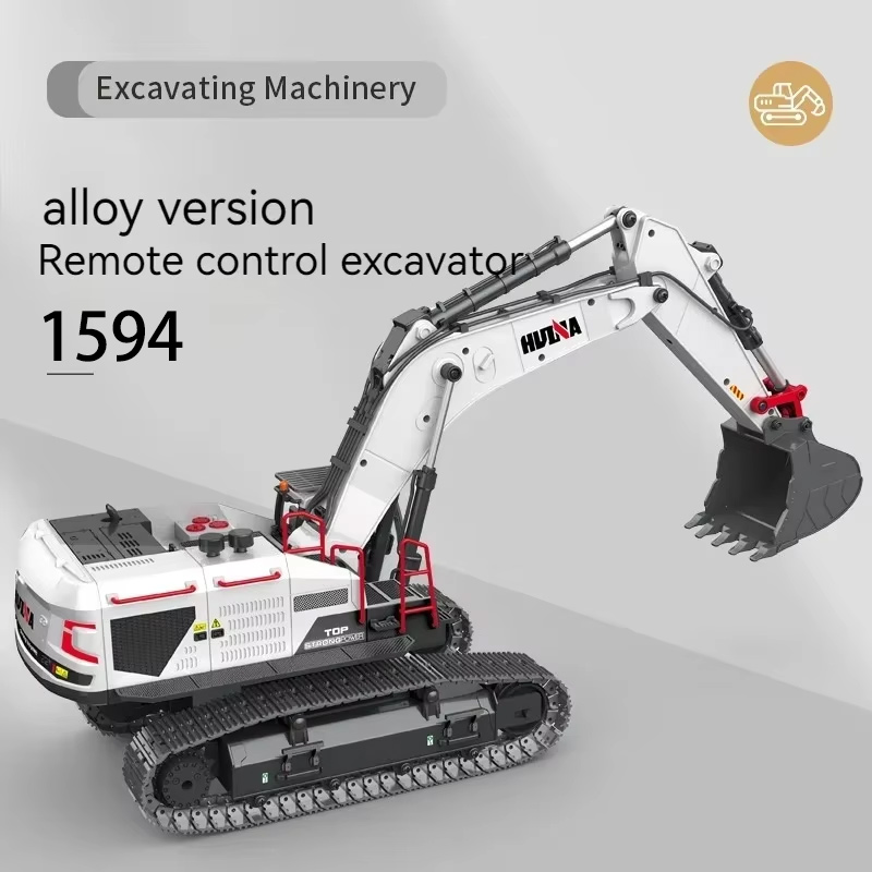 Huiner 1594 1/14 2.4GHz RCシミュレ - Rc Excavator Hydraulic のレビューと価格