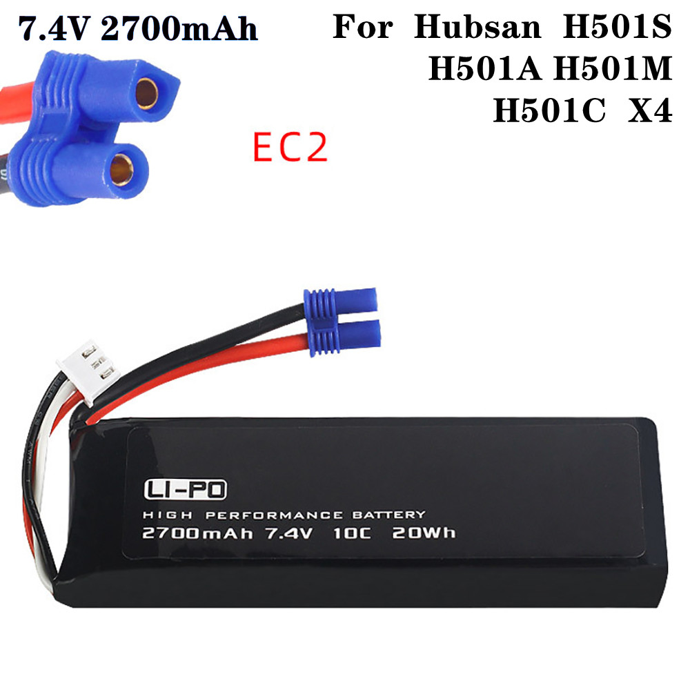 7.4V 2700mAh 10C オリジナルバッテリー Hu - Hobby Rc Quadcopters のレビューと価格