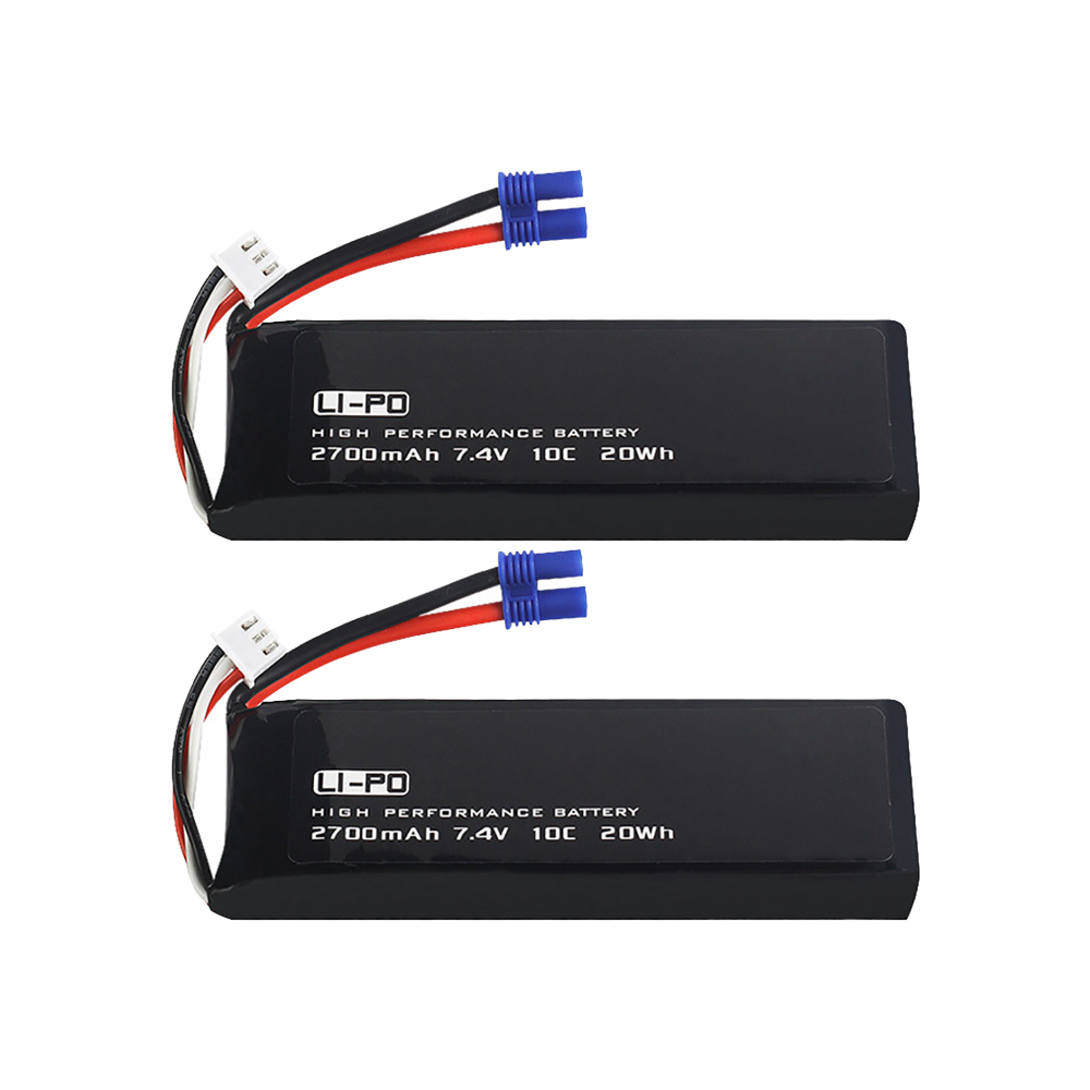 7.4V 2700mAh 10C オリジナルバッテリー Hu - Hobby Rc Quadcopters のレビューと価格