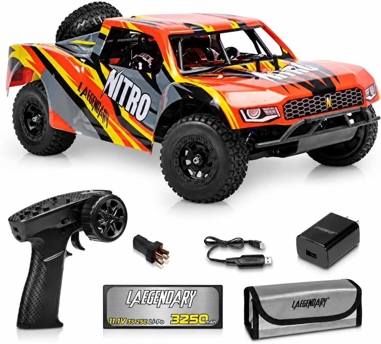 全輪駆動2.4GHzショートコーストラック、1/8スケールブ - Rc Roc Hobby のレビューと価格
